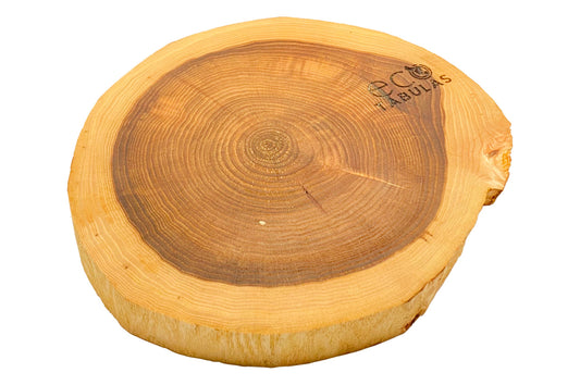Доска разделочная Eco Tabulas - 210 x 200 x 30мм круглая без коры Lux