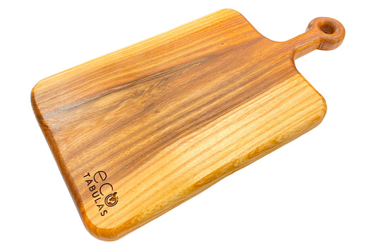 Доска разделочная Eco Tabulas - 400 x 200 x 27мм с ручкой Lux