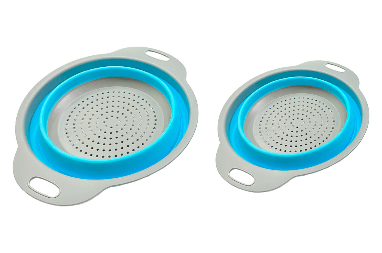Набор дуршлагов складных 185 x 220мм силиконовые (2шт)