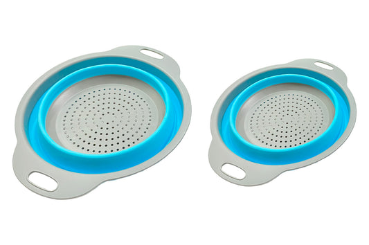 Набор дуршлагов складных 185 x 220мм силиконовые (2шт)