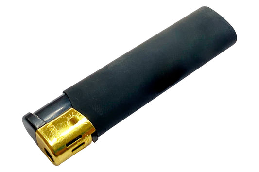 Зажигалка с пьезоподжигом 打火机 - бархат черная