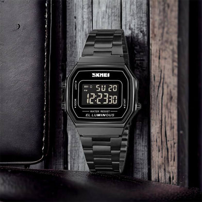 Часы наручные мужские SKMEI 1647BK, оригинальные мужские часы, противоударные часы для военнослужащих