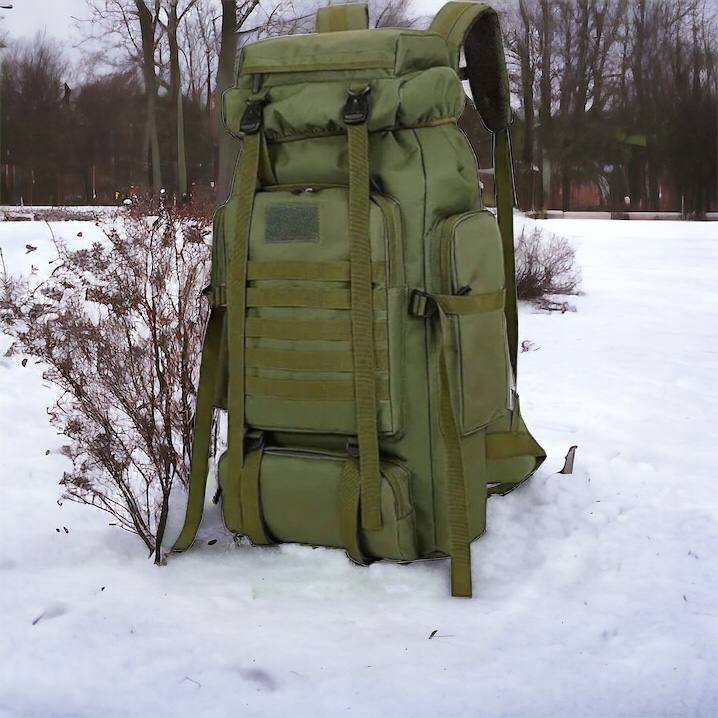Тактический рюкзак на 70л больший армейский баул, походная сумка / Военный рюкзак, тактический рюкзак ВСУ