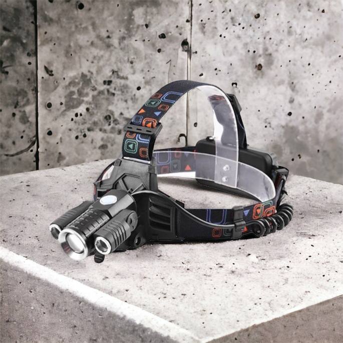 Фонарь налобный W602-T6-2XPE Bike с велокреплением 2x18650, светодиодный фонарь на лоб, сверхмощный