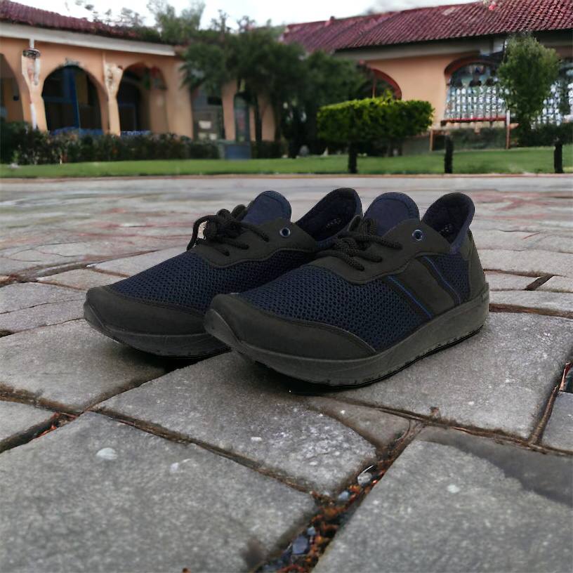 Кроссовки мужские сетка 41 размер. Летние кроссовки, модные универсальные кроссовки. Модель 46913. Цвет: синий