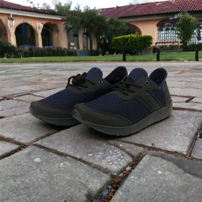 Кроссовки мужские сетка 41 размер. Летние кроссовки, модные универсальные кроссовки. Модель 46913. Цвет: синий