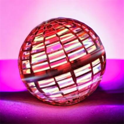Летающий шар спиннер светящийся FlyNova Pro Gyrosphere игрушка мяч бумеранг, игрушка летающий шар