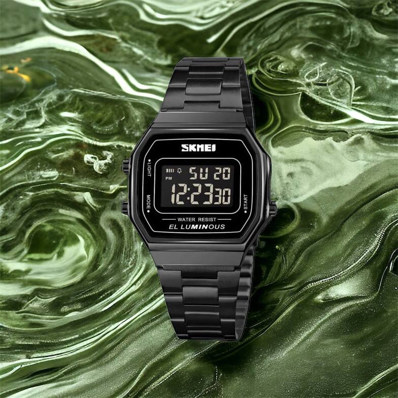Часы наручные мужские SKMEI 1647BK, оригинальные мужские часы, противоударные часы для военнослужащих