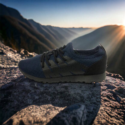 Кроссовки лето сетка мужские 40 размер | Текстильные кроссовки сеткой | Модель 41373. Цвет: синий