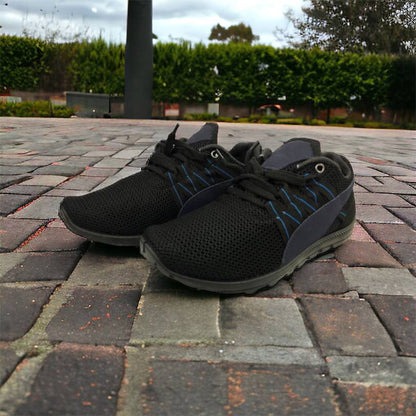 Спортивные кроссовки мужские летние из сетки 40 размер. Летние кроссовки сетка. Модель 24112. Цвет: черный