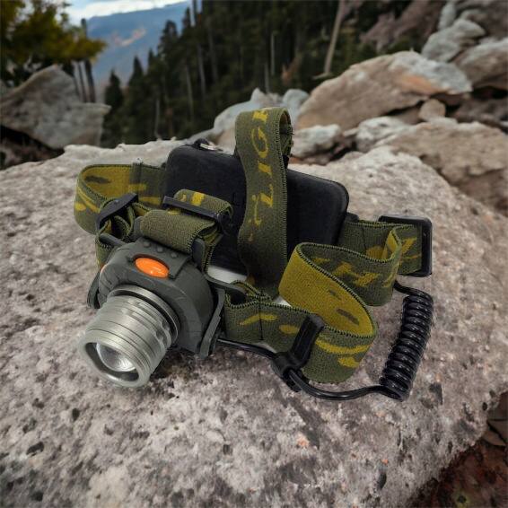 Налобный фонарь тактический Bailong BL-1505 \ 602B SENSOR с датчиком движения, Фонарик налобный led