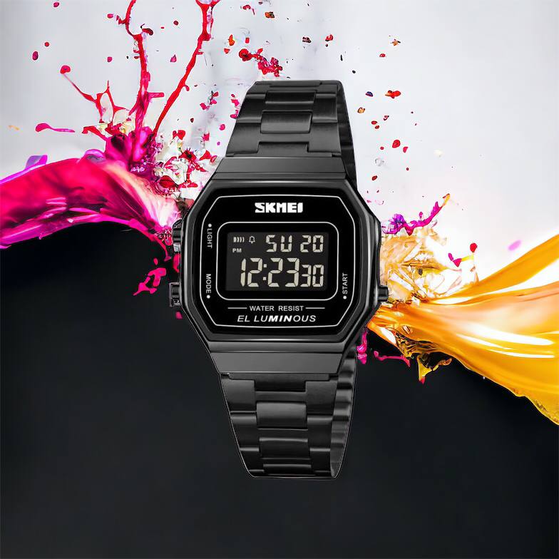 Часы наручные мужские SKMEI 1647BK, оригинальные мужские часы, противоударные часы для военнослужащих