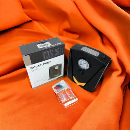 Автомобильный компрессор 12V насос с фонариком, мощный насос для колес автомобиля от прикуривателя