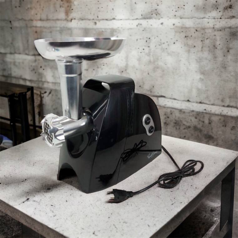 Мясорубка Suntera SMG-5425B, электрическая мясорубка с насадками, электромясорубка для шинковки