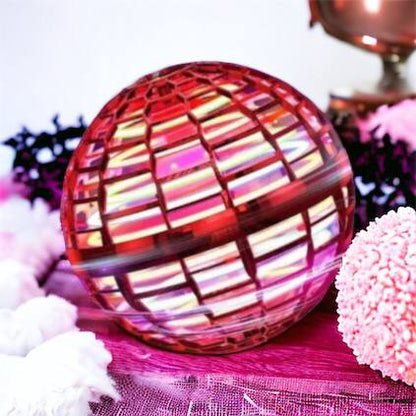 Летающий шар спиннер светящийся FlyNova Pro Gyrosphere игрушка мяч бумеранг, игрушка летающий шар