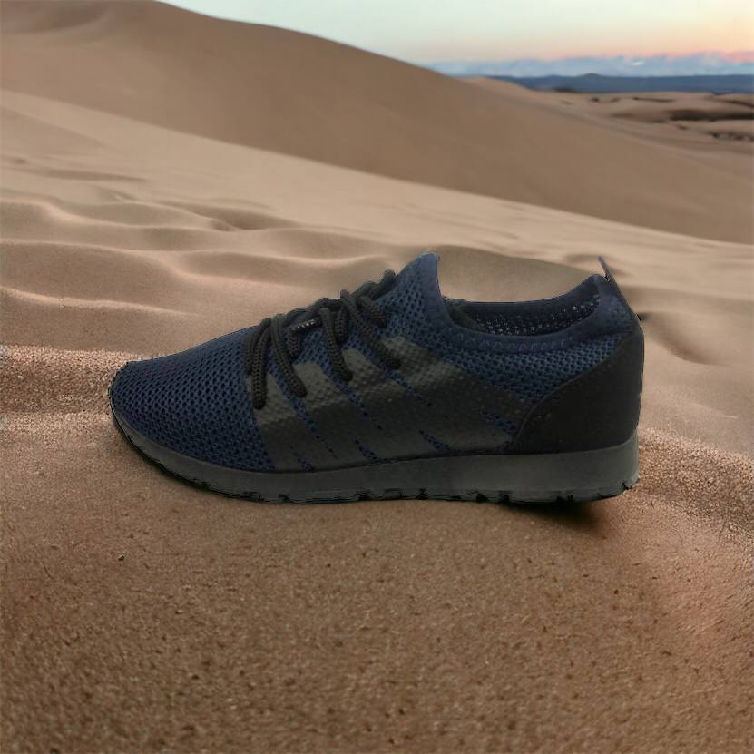 Кроссовки лето сетка мужские 40 размер | Текстильные кроссовки сеткой | Модель 41373. Цвет: синий