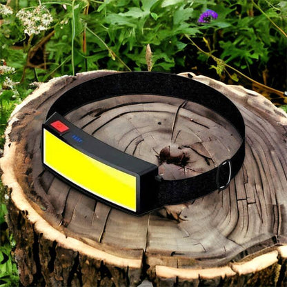 Налобный фонарик яркий рассеивающий для СТО Bailong BL-F007-COB, 3 режима, водостойкий, зарядка от USB