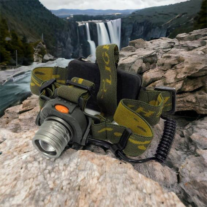 Налобный фонарь тактический Bailong BL-1505 \ 602B SENSOR с датчиком движения, Фонарик налобный led