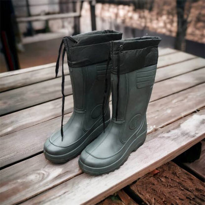 Сапоги мужские резиновые высокие утепленные с подвязкой 44 размер (29 см), сапоги резиновые для рыбалки