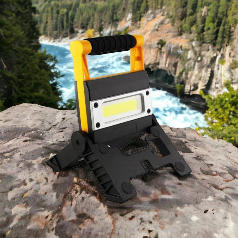 Фонарь-прожектор аккумуляторный BL MS 8006 7858 ручной, аккумуляторный кемпинговый фонарь, лампа