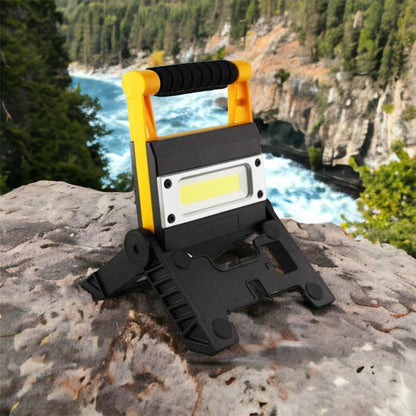 Фонарь-прожектор аккумуляторный BL MS 8006 7858 ручной, аккумуляторный кемпинговый фонарь, лампа