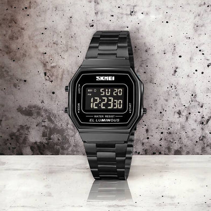 Часы наручные мужские SKMEI 1647BK, оригинальные мужские часы, противоударные часы для военнослужащих
