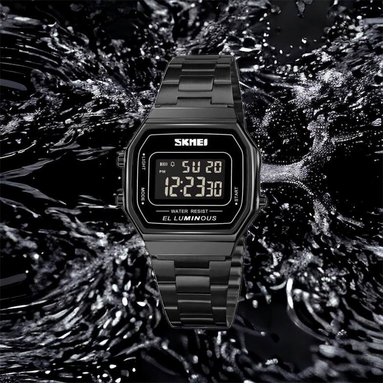 Часы наручные мужские SKMEI 1647BK, оригинальные мужские часы, противоударные часы для военнослужащих
