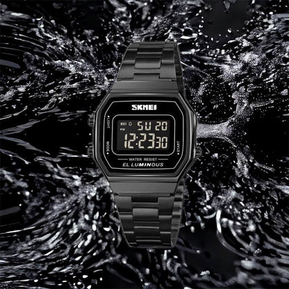 Часы наручные мужские SKMEI 1647BK, оригинальные мужские часы, противоударные часы для военнослужащих