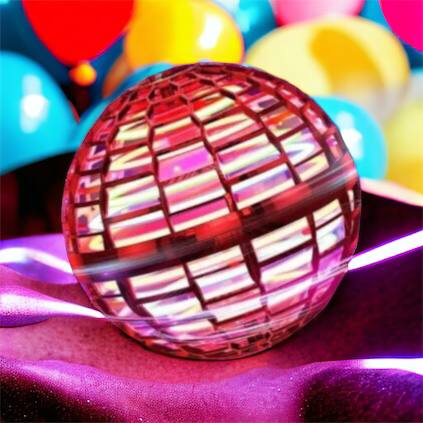 Летающий шар спиннер светящийся FlyNova Pro Gyrosphere игрушка мяч бумеранг, игрушка летающий шар