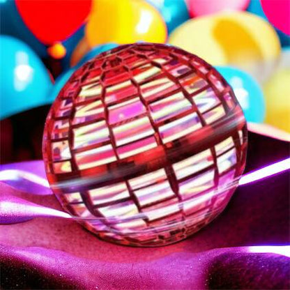 Летающий шар спиннер светящийся FlyNova Pro Gyrosphere игрушка мяч бумеранг, игрушка летающий шар