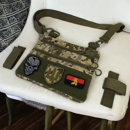 Сумка-кобура піксель камуфляж, тактична чоловіча сумка з тканини кордури AOR-1