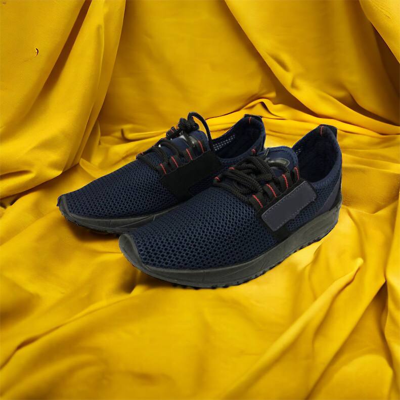 Кроссовки мужские весна 41 размер. Летние кроссовки, молодежные кроссовки. Модель 39146. Цвет: синий