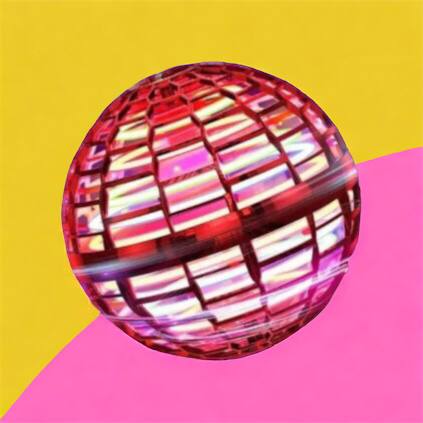 Летающий шар спиннер светящийся FlyNova Pro Gyrosphere игрушка мяч бумеранг, игрушка летающий шар