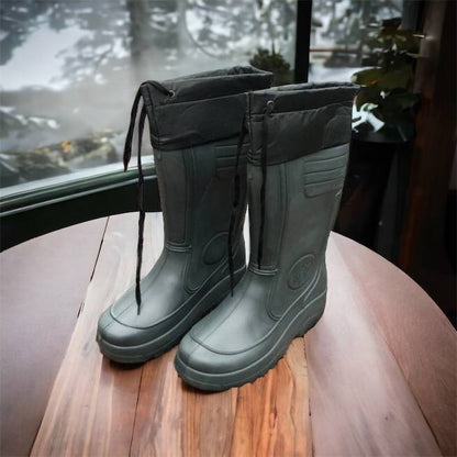 Сапоги мужские резиновые высокие утепленные с подвязкой 44 размер (29 см), сапоги резиновые для рыбалки