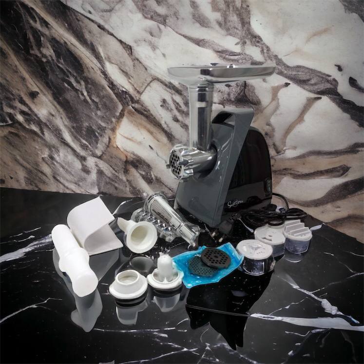 Мясорубка Suntera SMG-5421B 1800 Вт, мясорубка электрическая для мяса, мясорубка для домашней колбасы