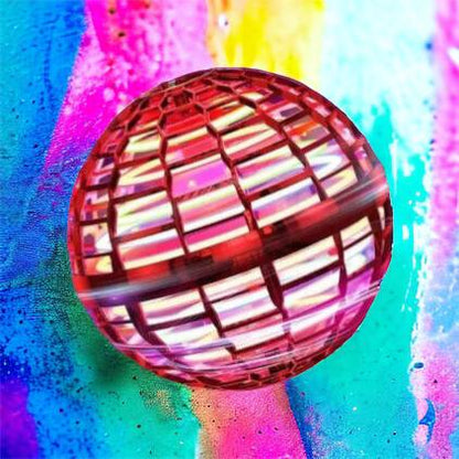 Летающий шар спиннер светящийся FlyNova Pro Gyrosphere игрушка мяч бумеранг, игрушка летающий шар