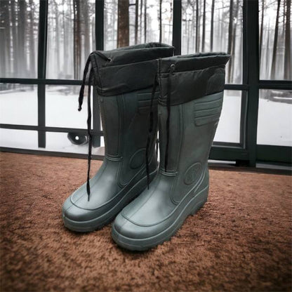 Сапоги мужские резиновые высокие утепленные с подвязкой 44 размер (29 см), сапоги резиновые для рыбалки