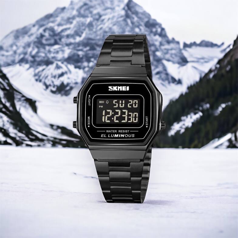 Часы наручные мужские SKMEI 1647BK, оригинальные мужские часы, противоударные часы для военнослужащих