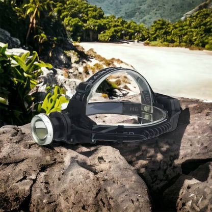 Фонарик на голову Bailong BL-8070-P50, LED налобный аккумуляторный фонарь, фонарь на голову для рыбалки