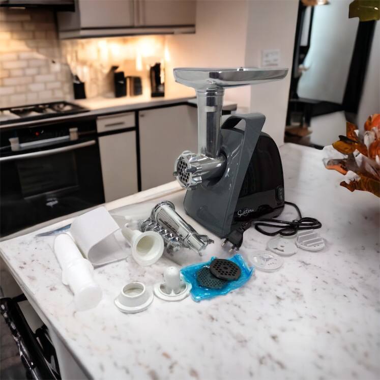 Мясорубка Suntera SMG-5421B 1800 Вт, мясорубка электрическая для мяса, мясорубка для домашней колбасы