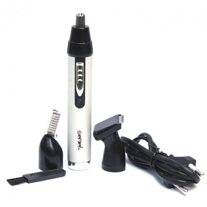 Триммер для носа и ушей GEMEI GM-3107 3в1, электробритва с насадками для бороды, тример для бороды