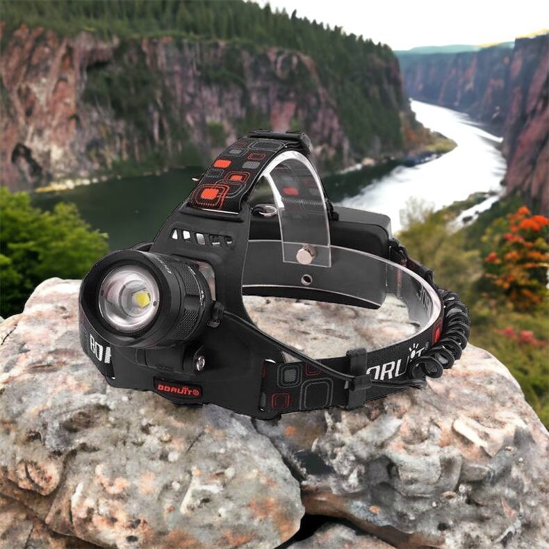 Налобный фонарь Bailong BL-T32-P50, мощный налобный светодиодный фонарик на голову, три режима