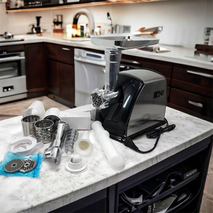 Мясорубка Suntera SMG-5454SS, Кухонная мясорубка, Мясорубка электрическая металл, Мясорубка-соковижималка