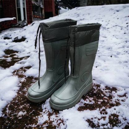 Сапоги мужские резиновые высокие утепленные с подвязкой 44 размер (29 см), сапоги резиновые для рыбалки