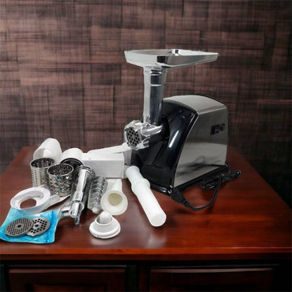 Мясорубка Suntera SMG-5454SS, Кухонная мясорубка, Мясорубка электрическая металл, Мясорубка-соковижималка