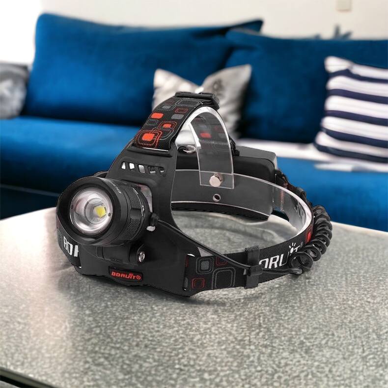 Налобный фонарь Bailong BL-T32-P50, мощный налобный светодиодный фонарик на голову, три режима