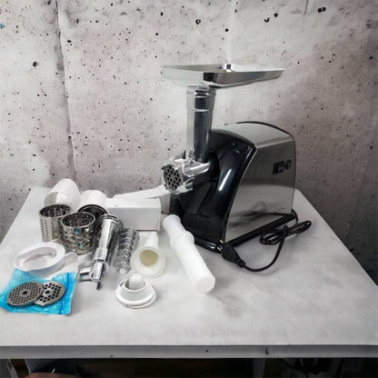 Мясорубка Suntera SMG-5454SS, Кухонная мясорубка, Мясорубка электрическая металл, Мясорубка-соковижималка