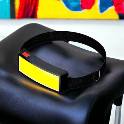 Налобный фонарик яркий рассеивающий для СТО Bailong BL-F007-COB, 3 режима, водостойкий, зарядка от USB