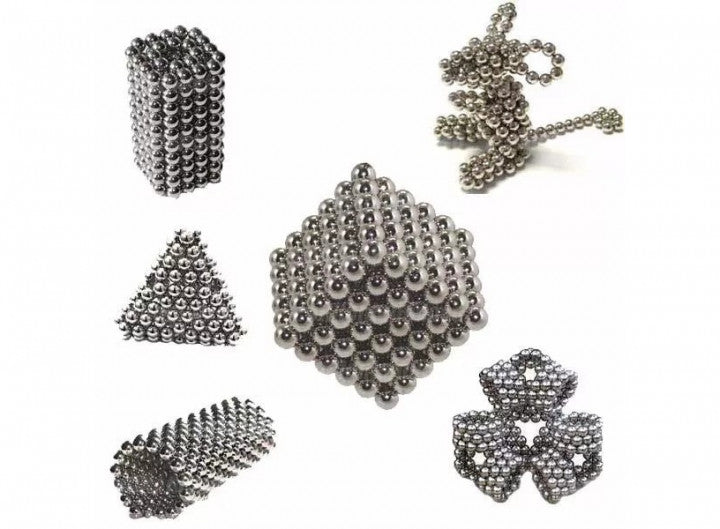 Магнитный конструктор Нео NeoCube Серебро, головоломка Neocube, развивающая игрушка магнит