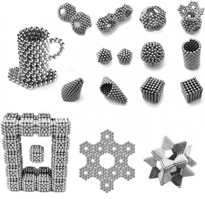 Магнитный конструктор Нео NeoCube Серебро, головоломка Neocube, развивающая игрушка магнит